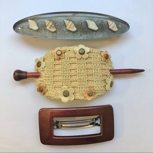 3 Women Barrettes